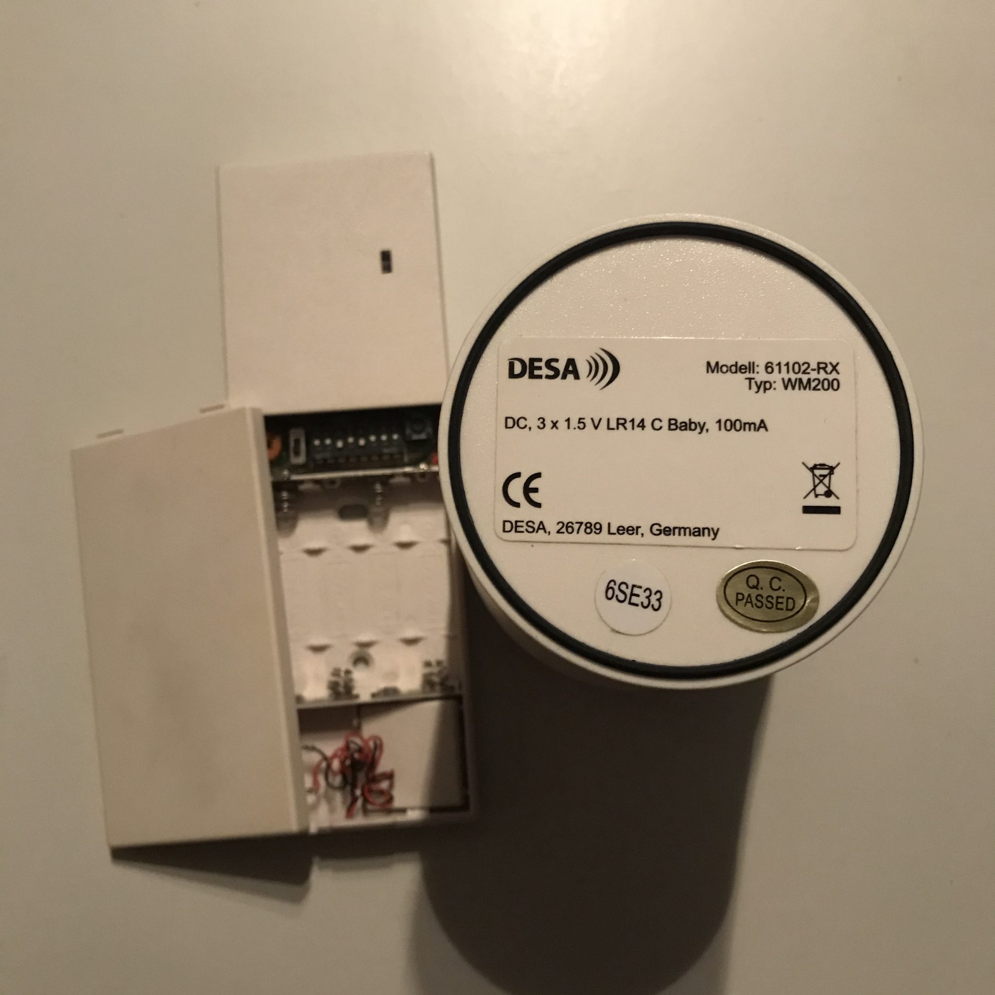 DESA Drahtlose Türklingel Funkklingel Klingelverstärker 61102TX u.RX eBay DESA Drahtlose Türklingel Funkklingel Klingelverstärker 61102TX u.RX eBay